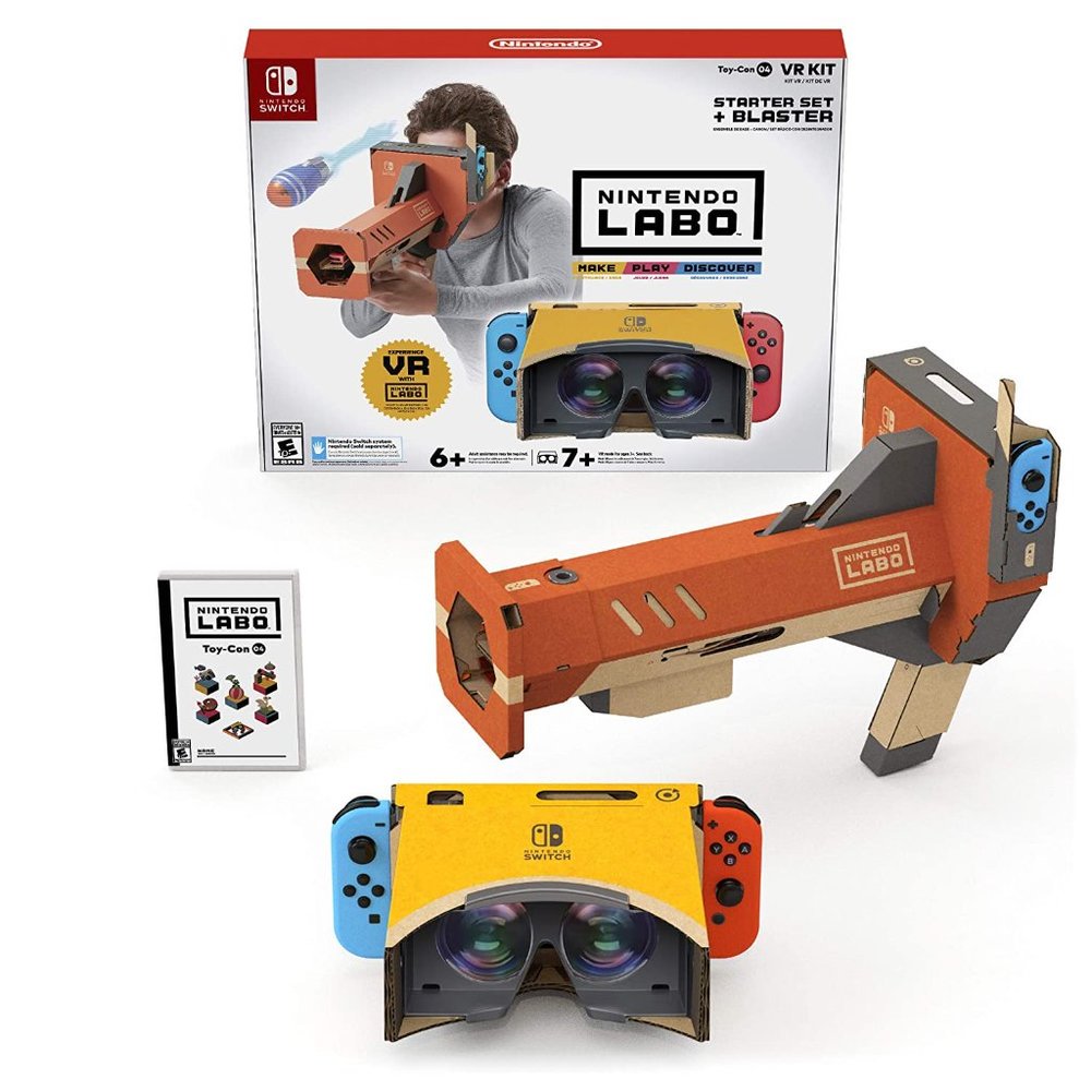 Nintendo Labo VR Kit (Starter Set + Blaster) Toy-Con 04 Nintendo Switch - Picture 2 of 7